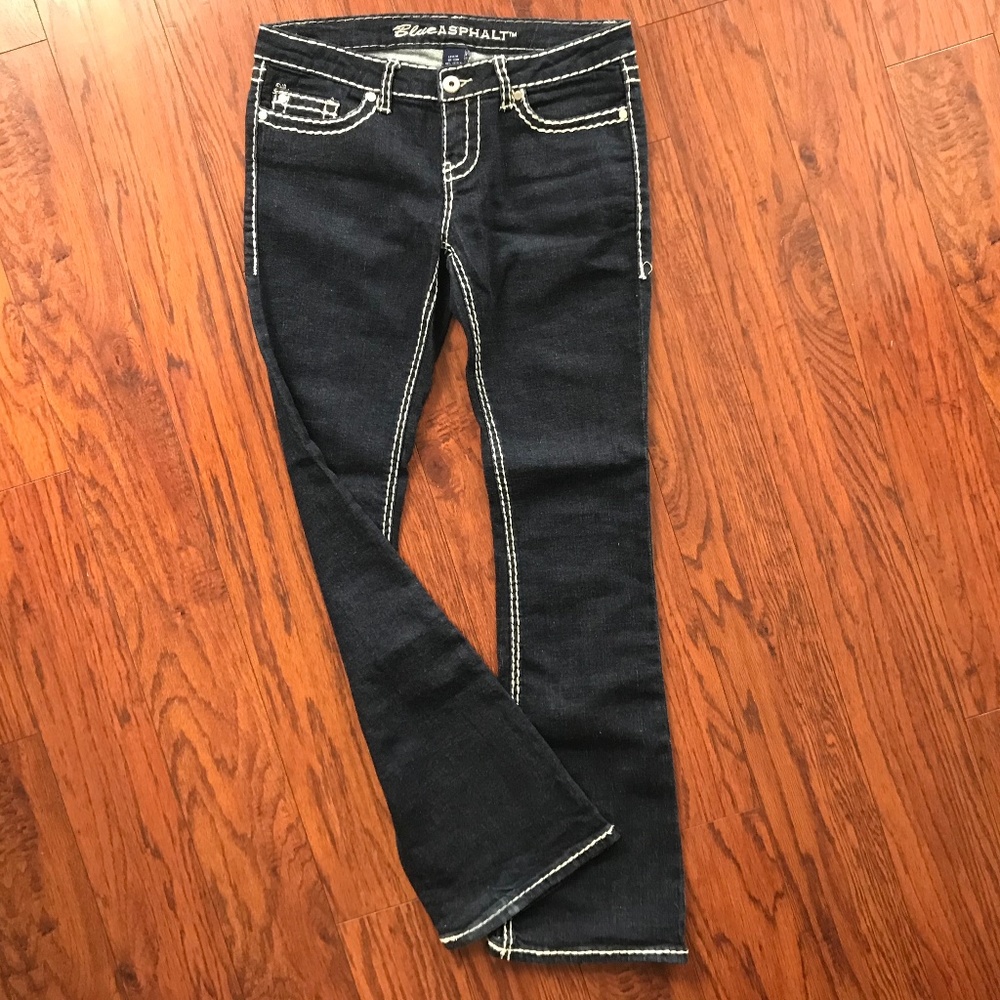 Blue Asphalt Jeans size 7